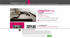 Desktop Screenshot of fondazionesambuca.org
